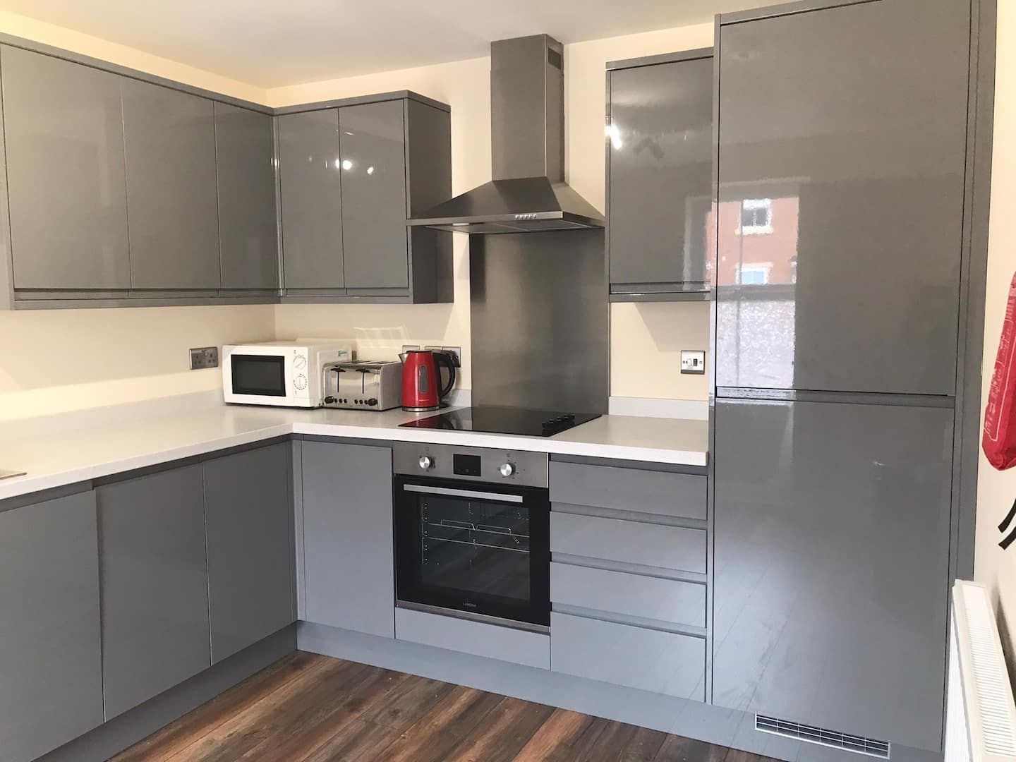 We ensure our kitchens are kept to immaculate condition.